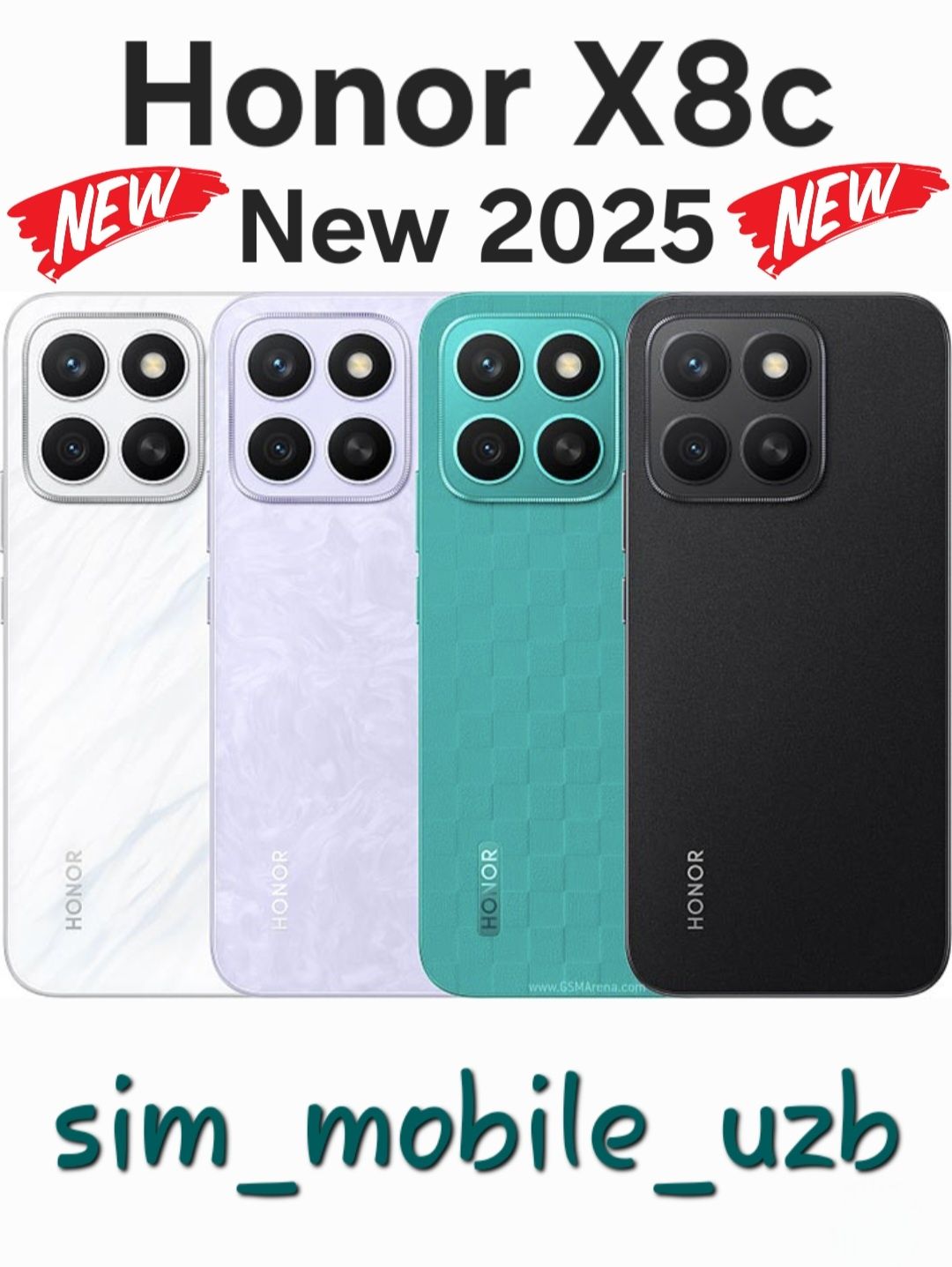 Honor X8c 2025 New Super Skidka+Garantiya+Dastavka