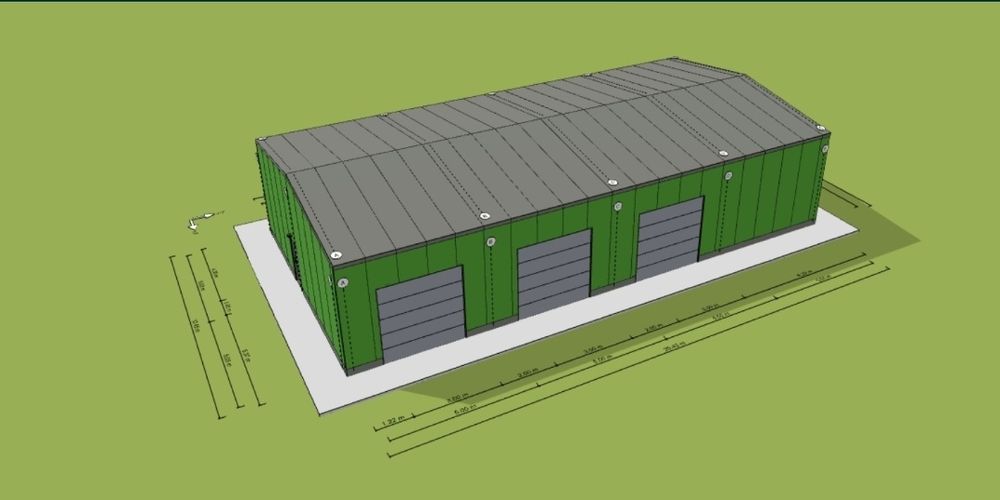 Vand Hale Structuri Metalice saivane fânare