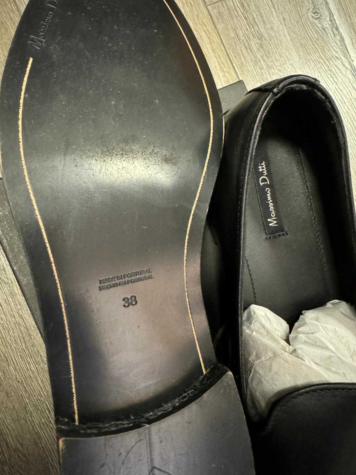 Pantofi piele Massimo Dutti