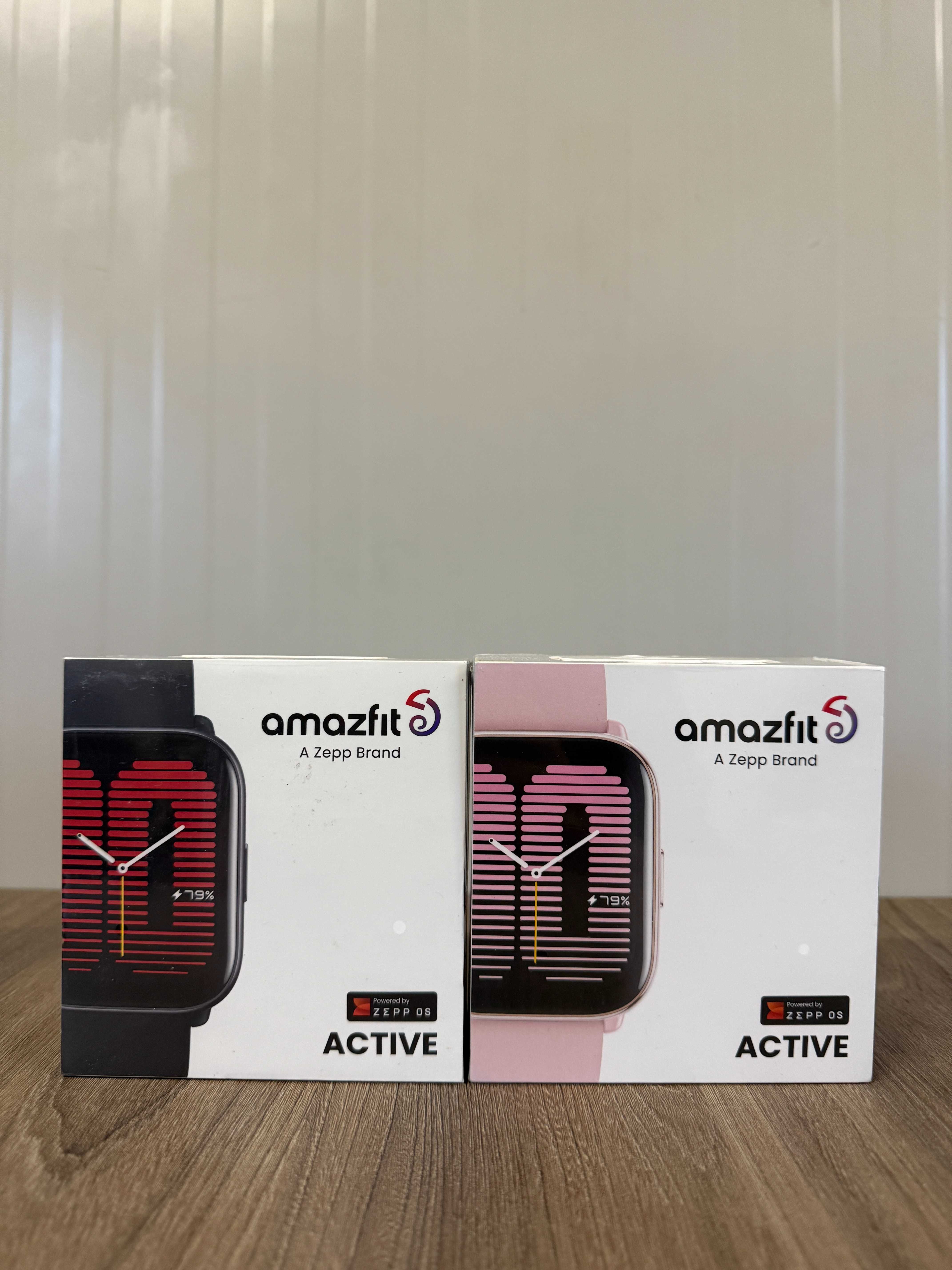 Ocazie Amazfit Active Zepp Black/Pink, sigilat in cutie