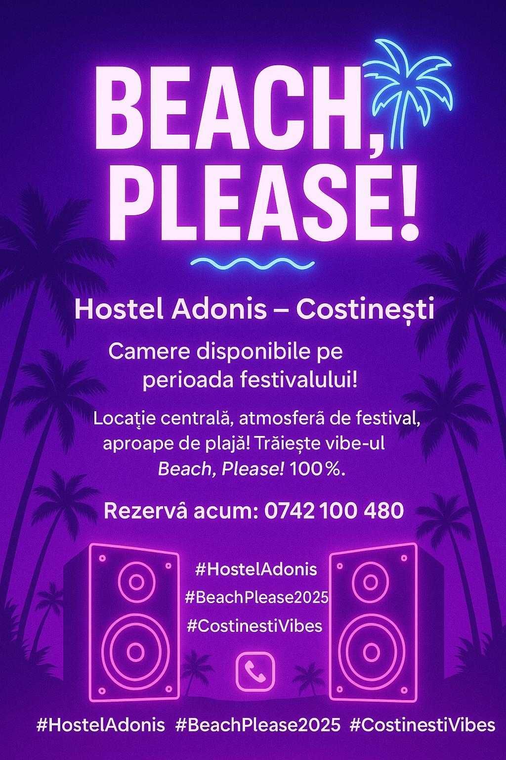 Camere libere Hostel Adonis Costinești – aproape de plajă
