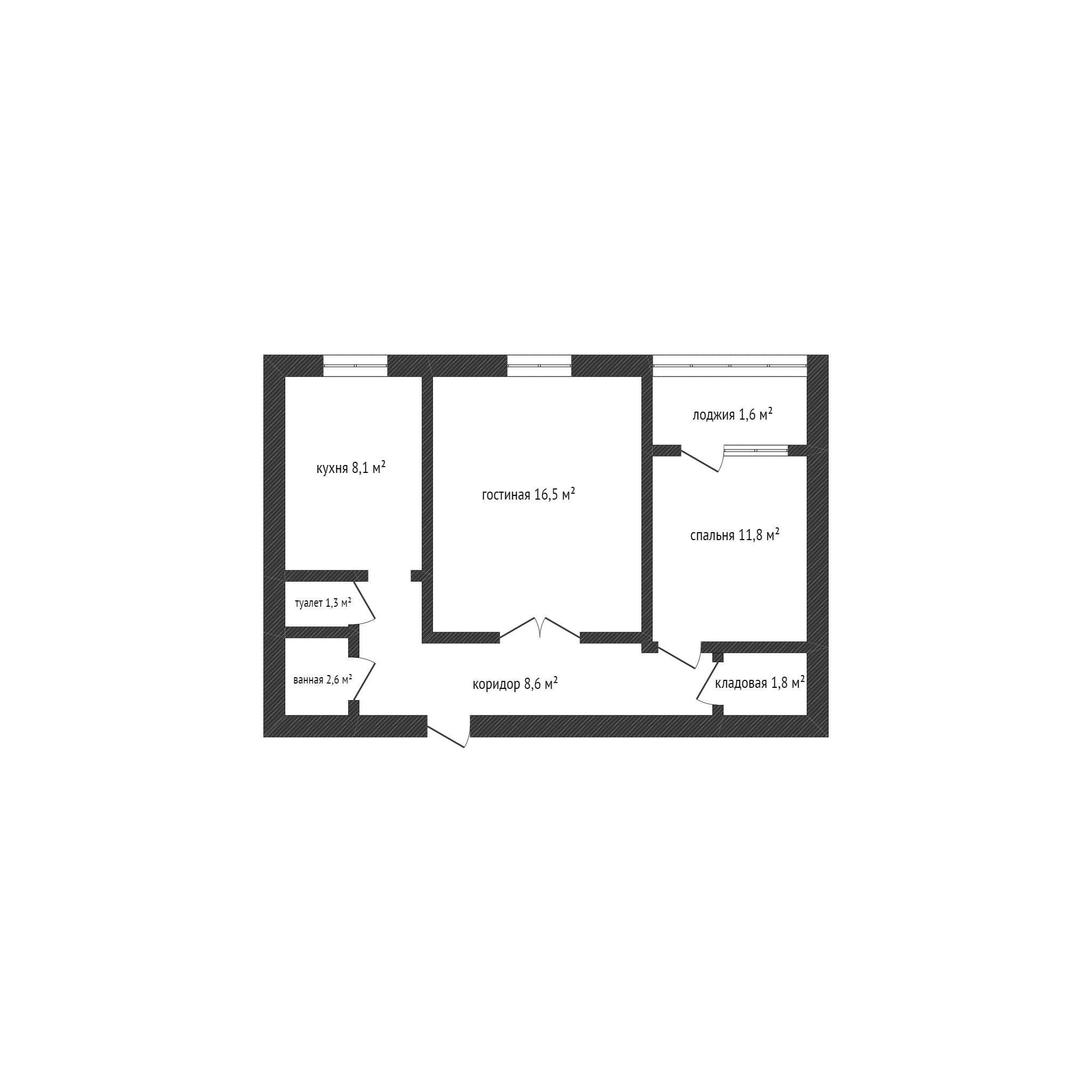 Продам квартиру 2-ком, 52.3 м², 9/9 этаж