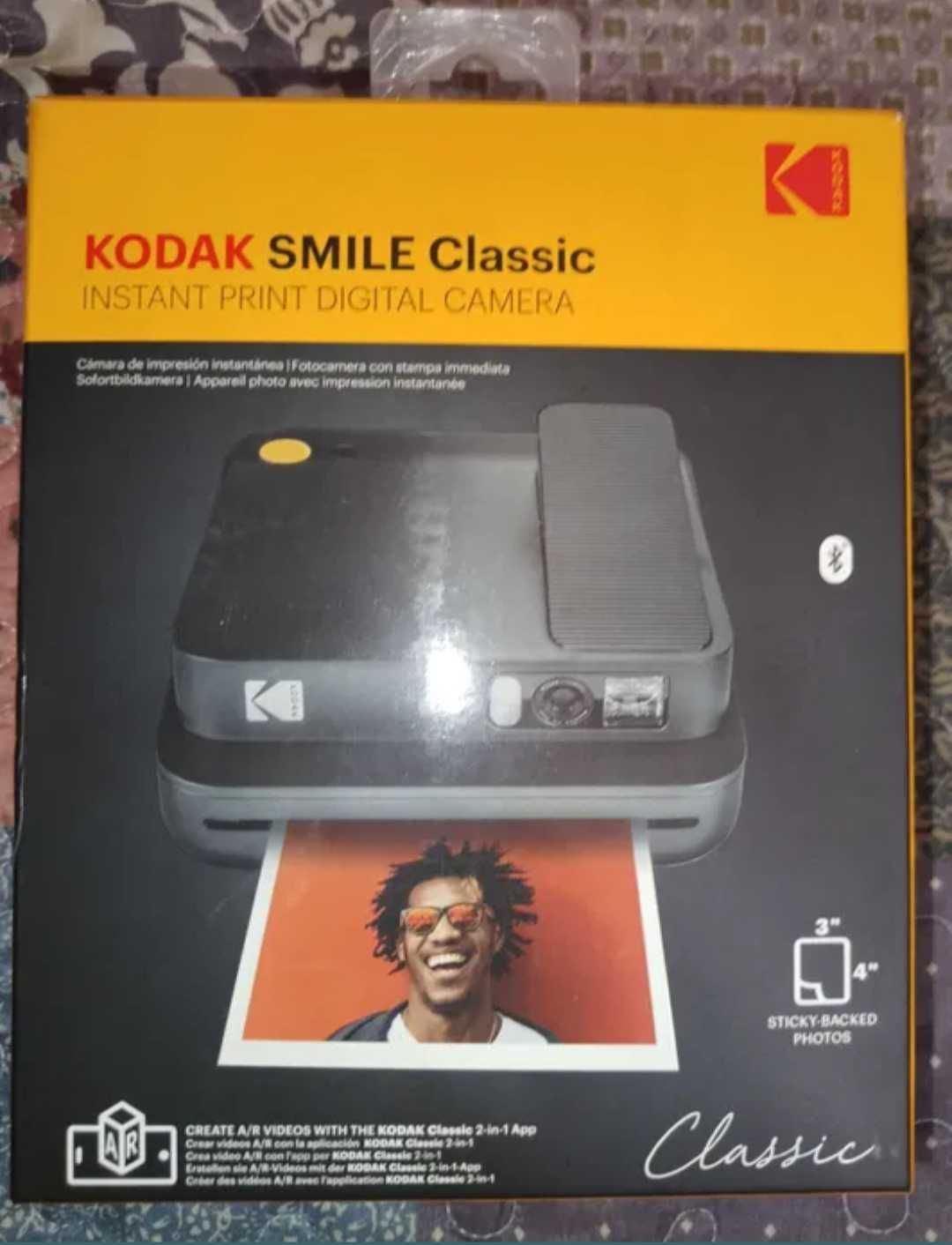 Aparat foto instant Kodak Smile Classic Nou in Cutie Negru Polaroid