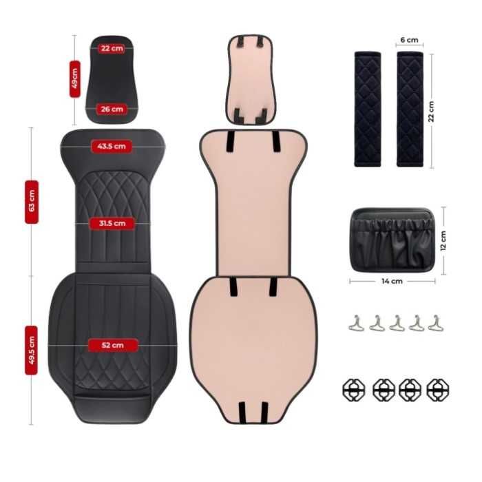 К-т тапицерия - калъфи за седалки на МПС Automat, с джоб и протектори