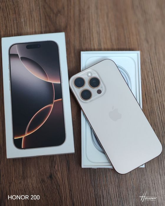 IPhone 16 Pro 256gb desert 100% батарея