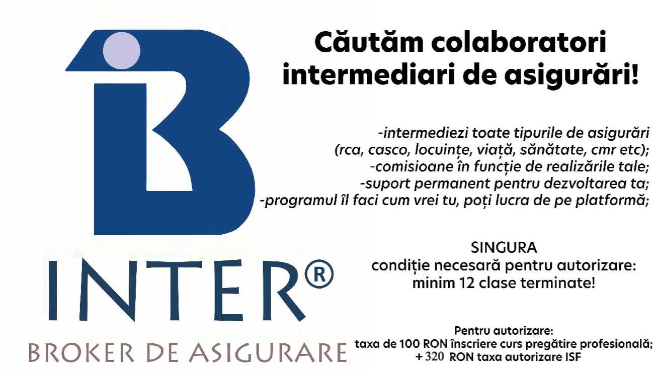 Cautam Colaboratori , Broker de Asigurari Inter Broker de Asigurare