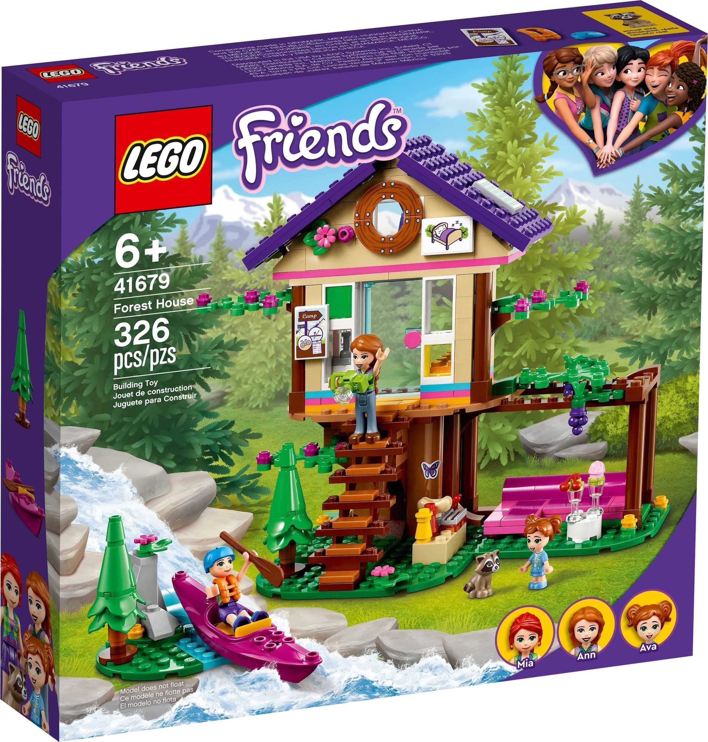 LEGO Friends - 41679 : Casuta din padure -NOU