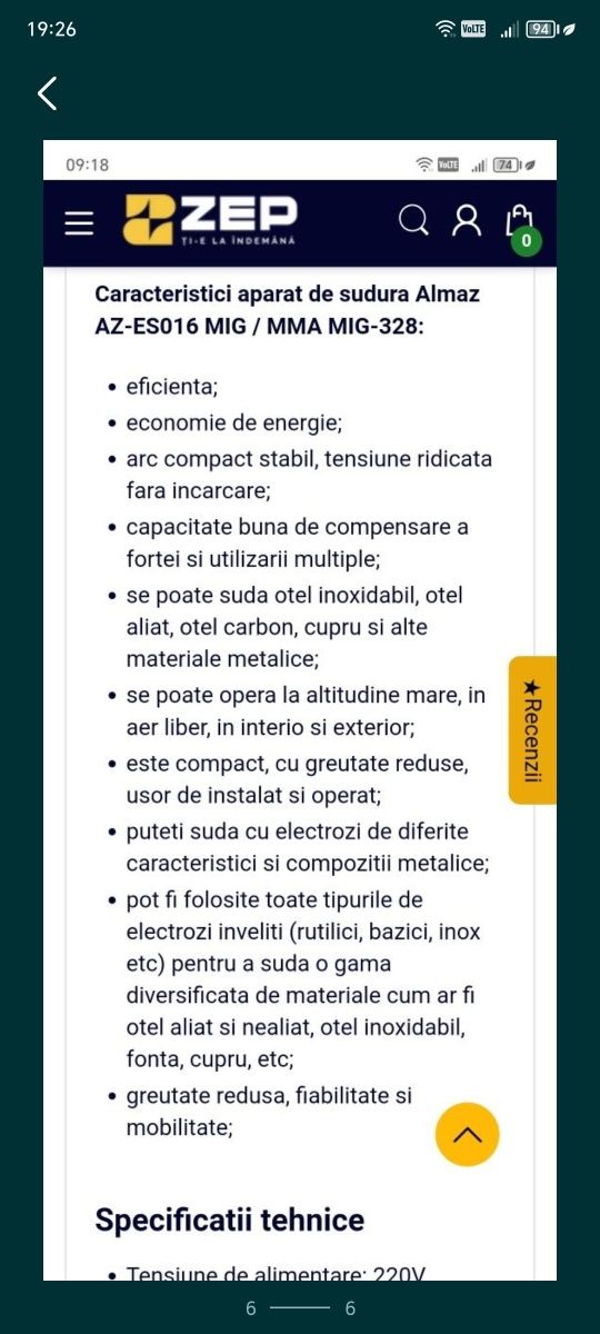 Aparat de Sudura