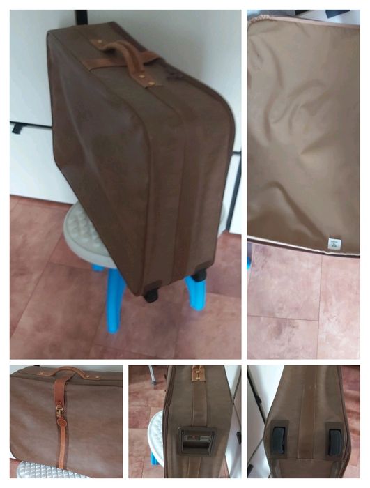 Valize trolere material textil și ABS