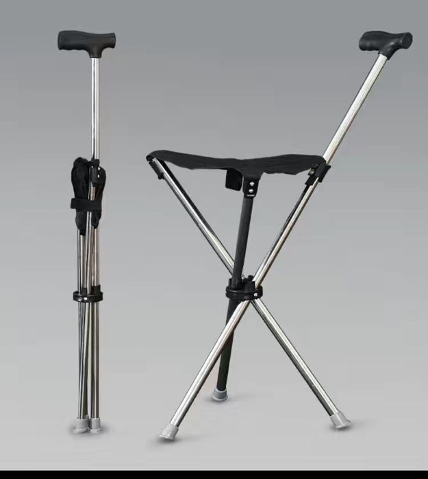 Трость - стул. Металлическая .