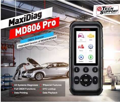 Tester auto Autel MaxiDiag MD806 Pro – scaner OBD2 Full