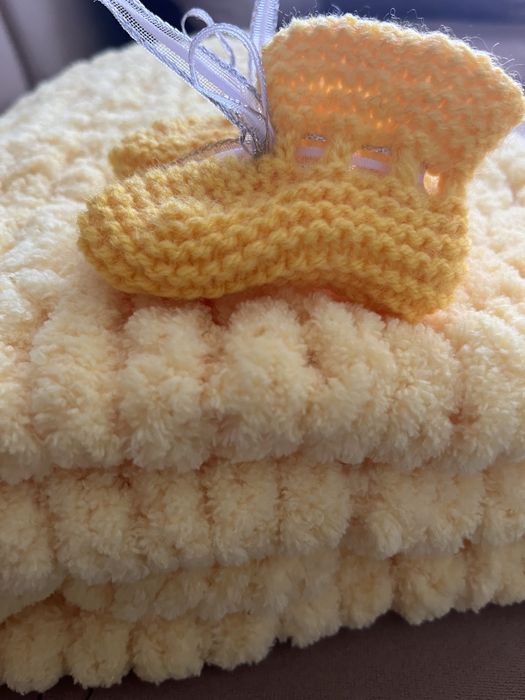 Ръчно изплетени супер меки одеала