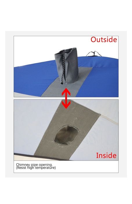 Зимняя палатка"Куб" (автомат 3-х слойная) 2.5м*2.5м W.P.E 8065 новый