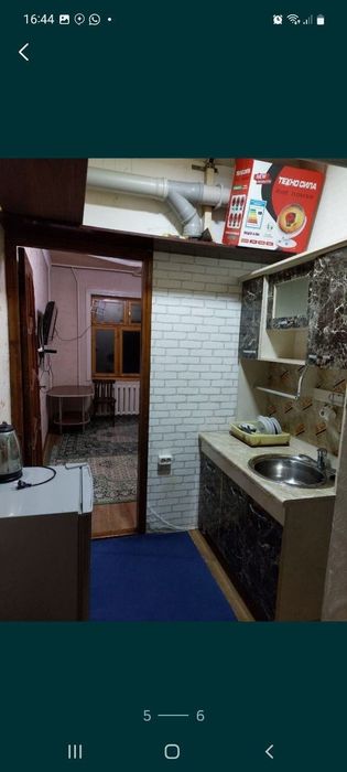 Сдается 1 комнатная, общежитие, на рисовом базаре