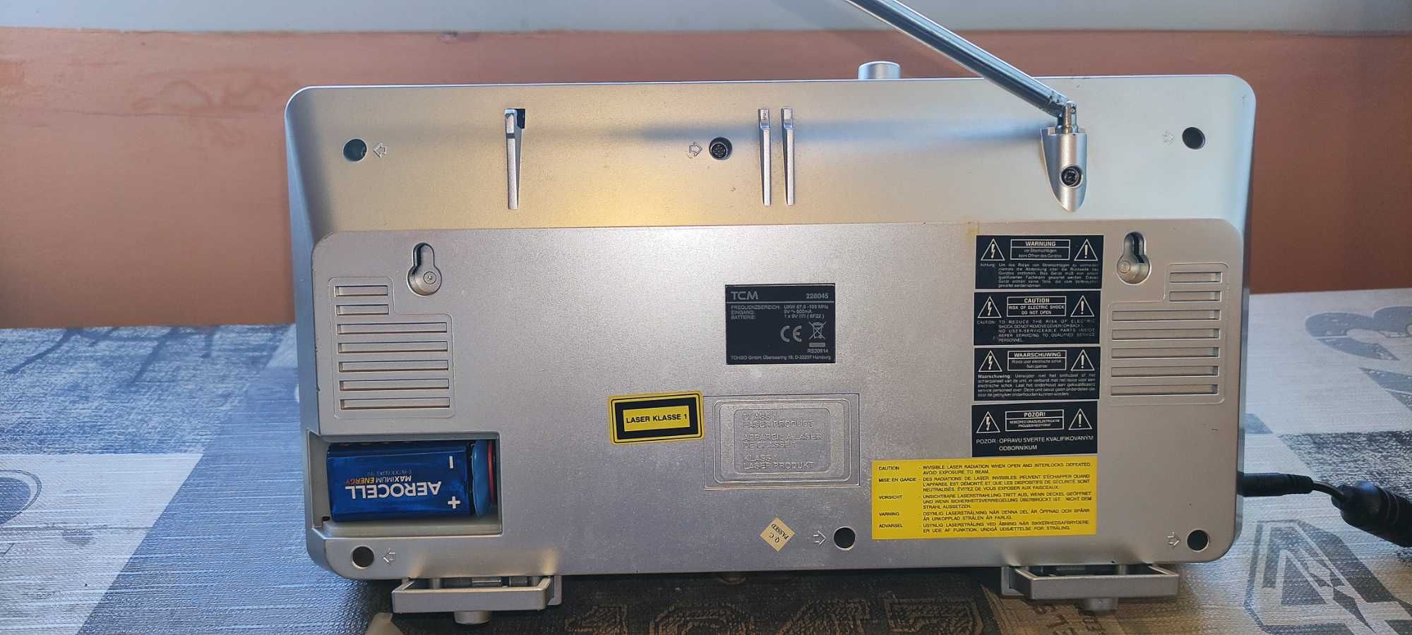 CD player с радио TCM 228045