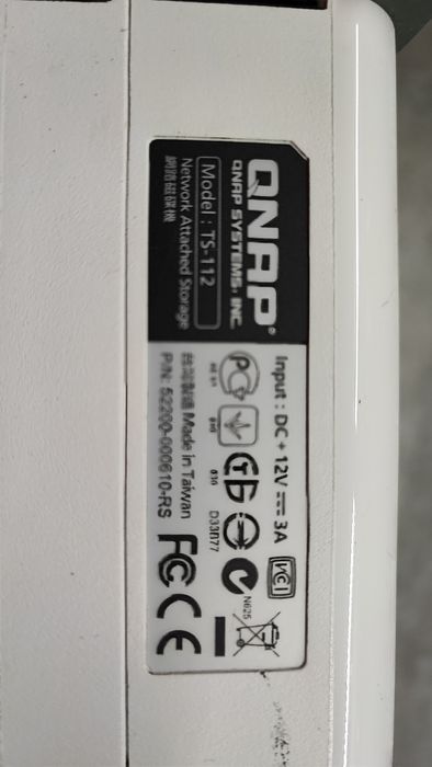 Nas QNAP TS-112  +HDD