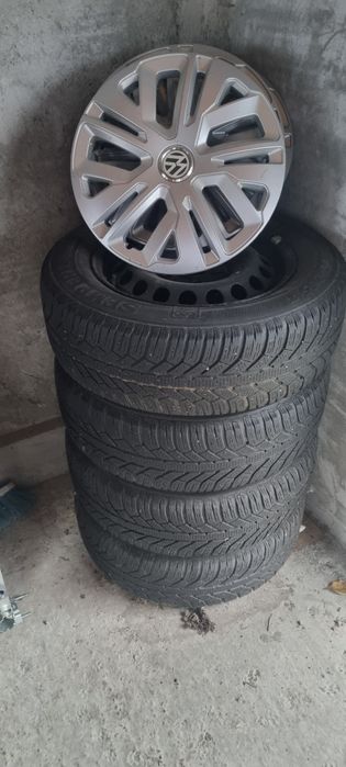 Vand set jante5x112 cu anvelope de iarna