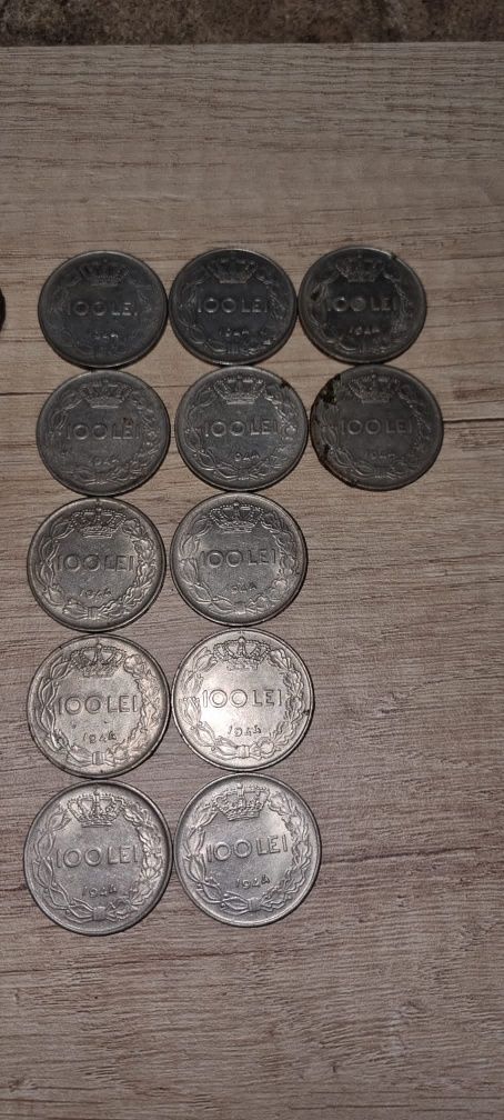 Monede 100 lei 1943,1944