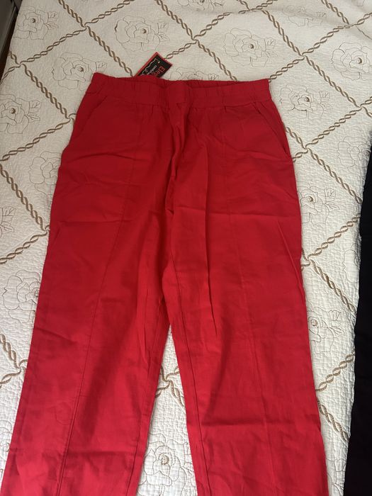 Брюки льняные 48 размер