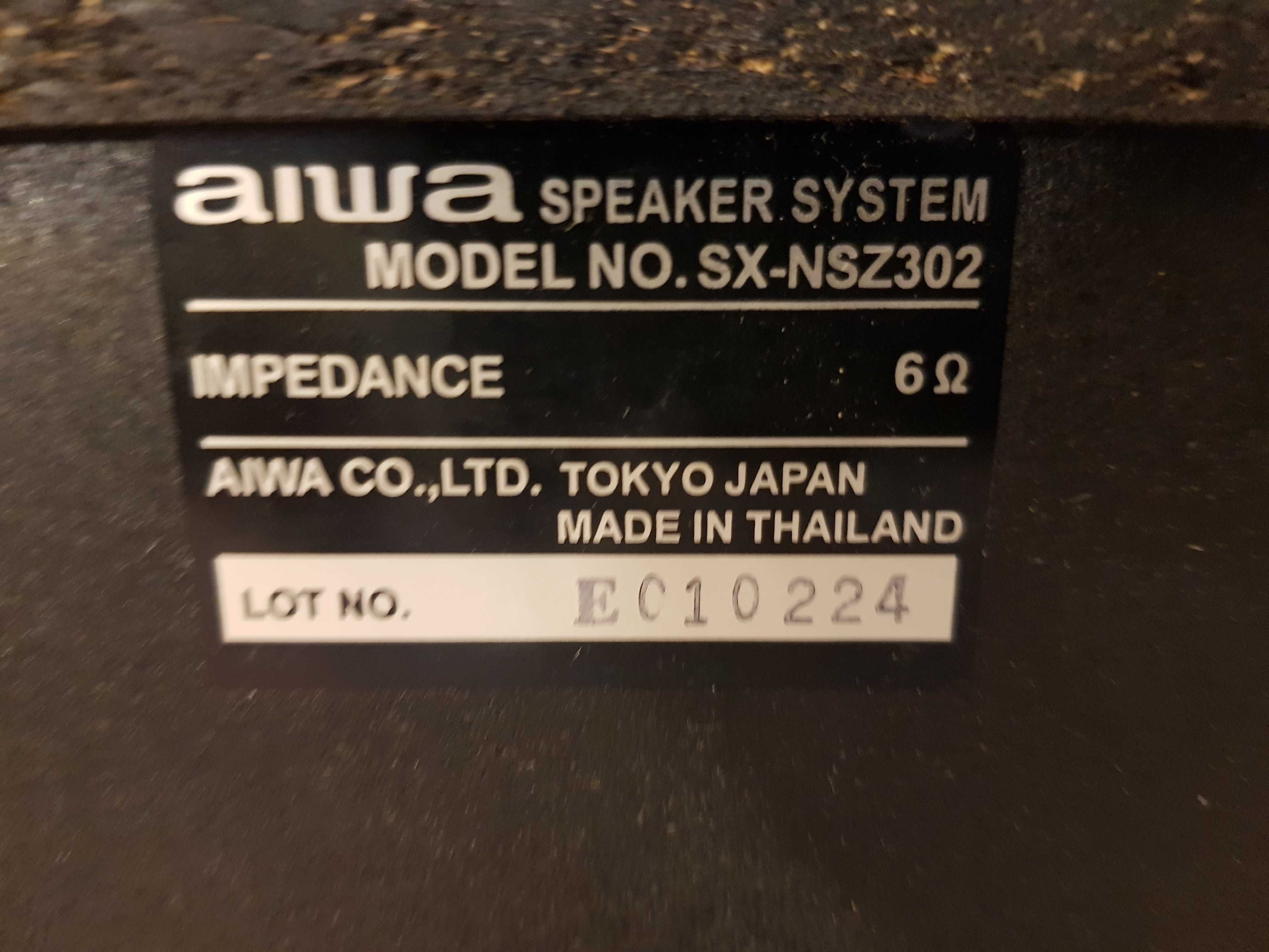 Boxe Aiwa SX-NSZ302 / 40W RMS / 6 Ohm / 3 cai