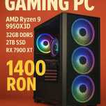 PC Gaming i7-4771, RX 580 8GB, 16GB RAM, SSD+HDD 2TB
