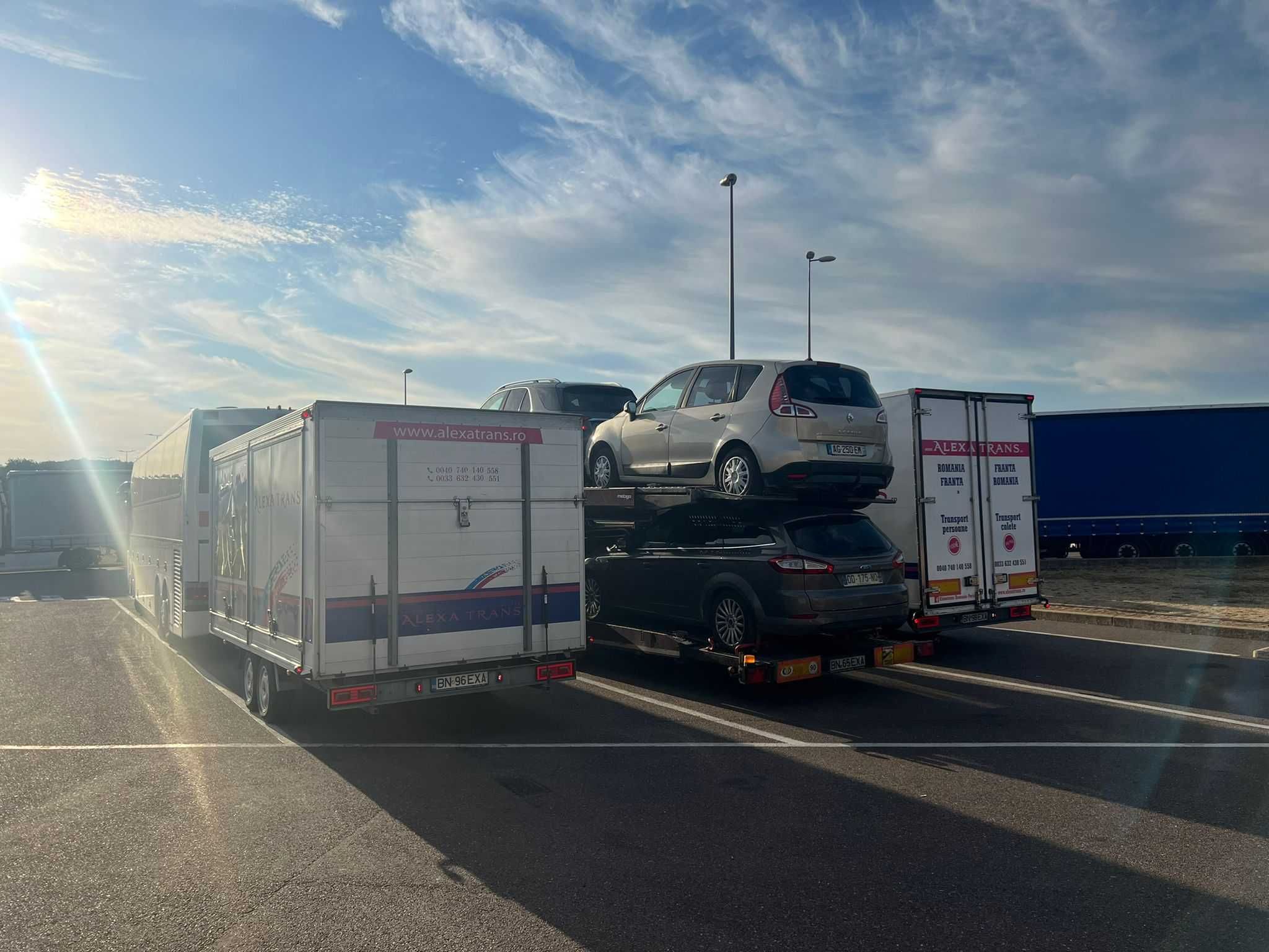 Transport persoane, colete și mașini. ROMÂNIA - PARIS (FRANTA)