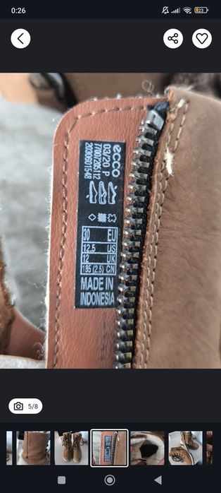 Cizme/ghete Ecco hidromax 30