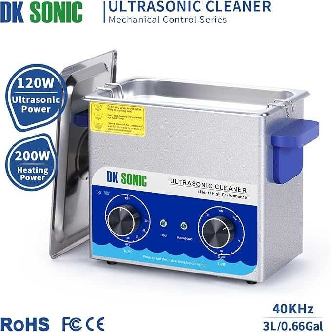 Aparat de Curatare cu Ultrasunete Si Incalzire 3L 120W DK Sonic