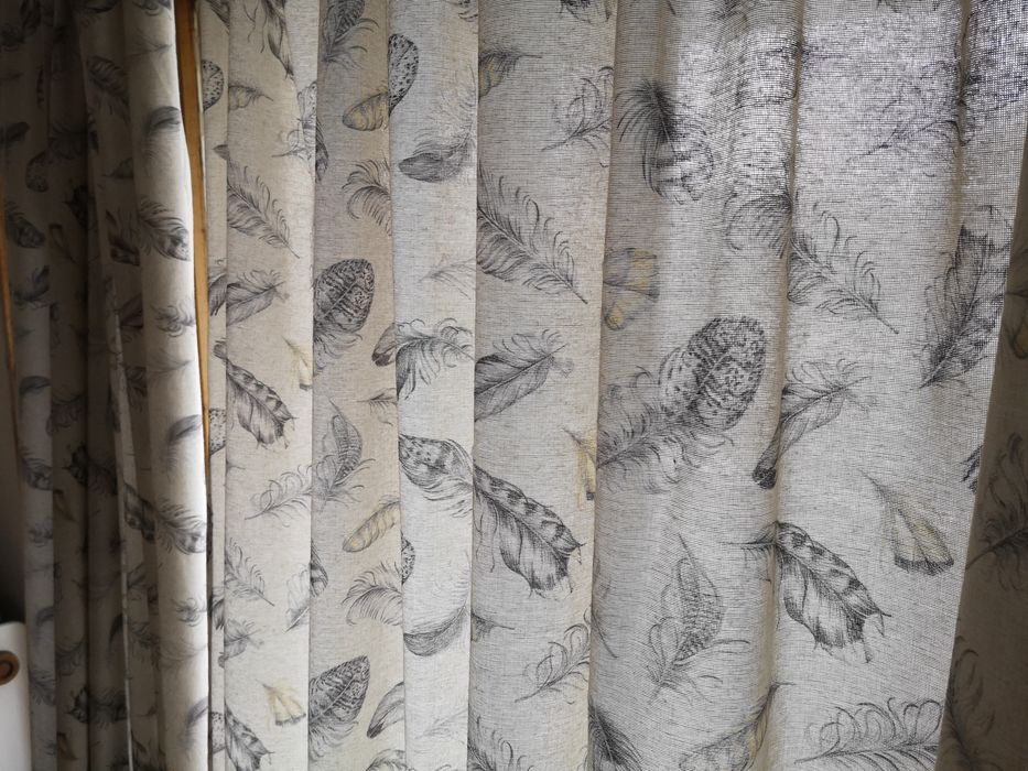 Светло сиви пердета - 2 броя, 197 х 140 см