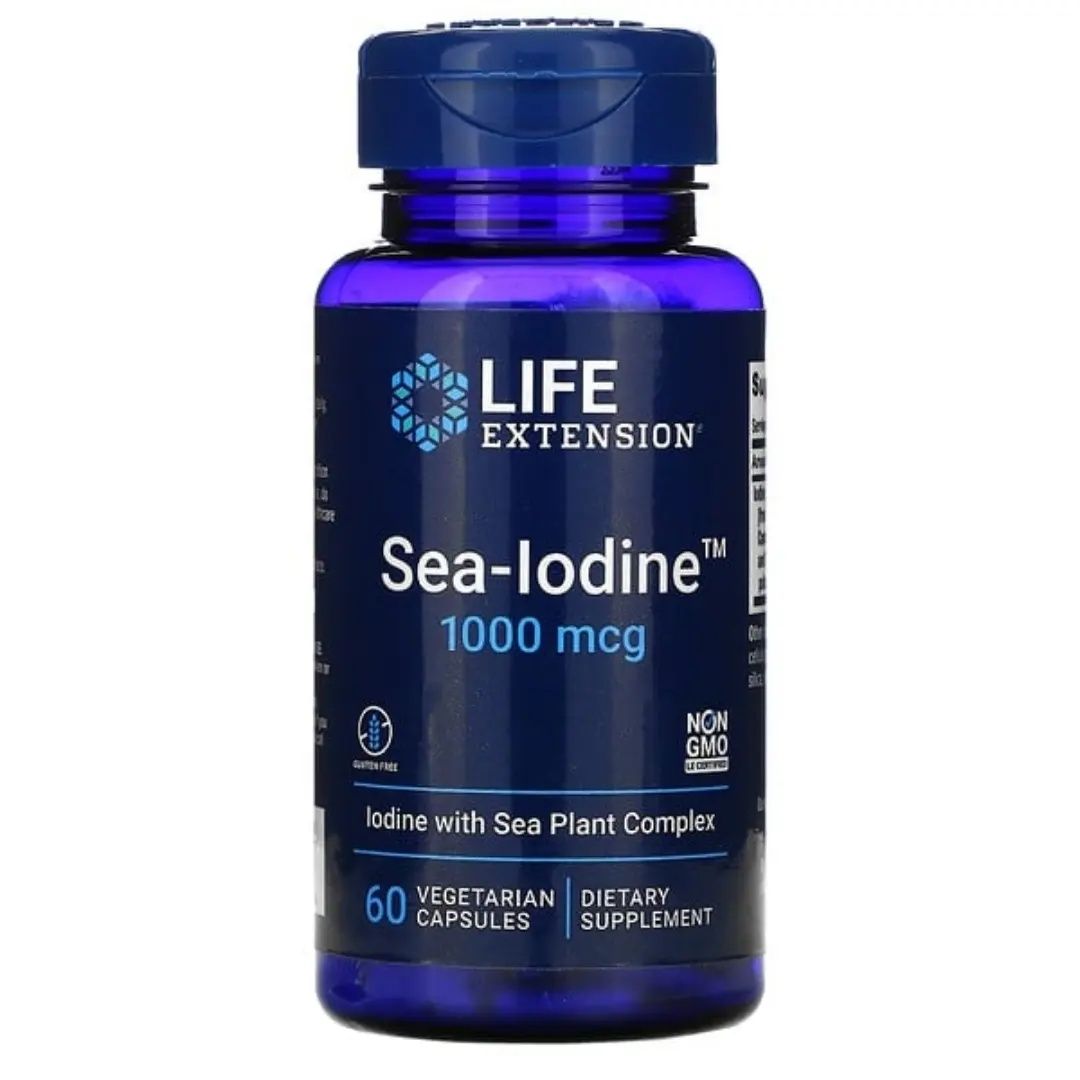 Yod 1000 mg life extension. Йод 1000 мг. Морской йод