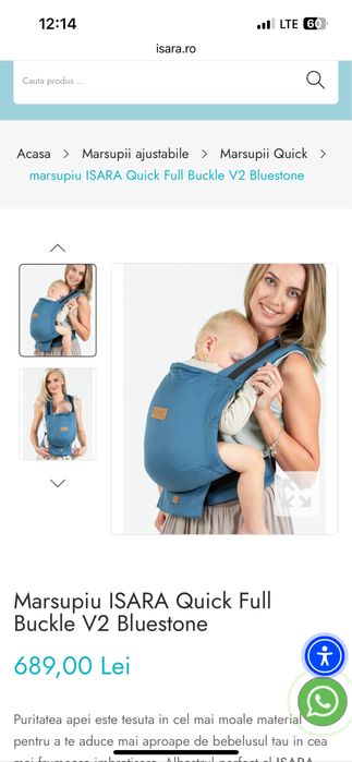 Marsupiu Isara Quick full buckle