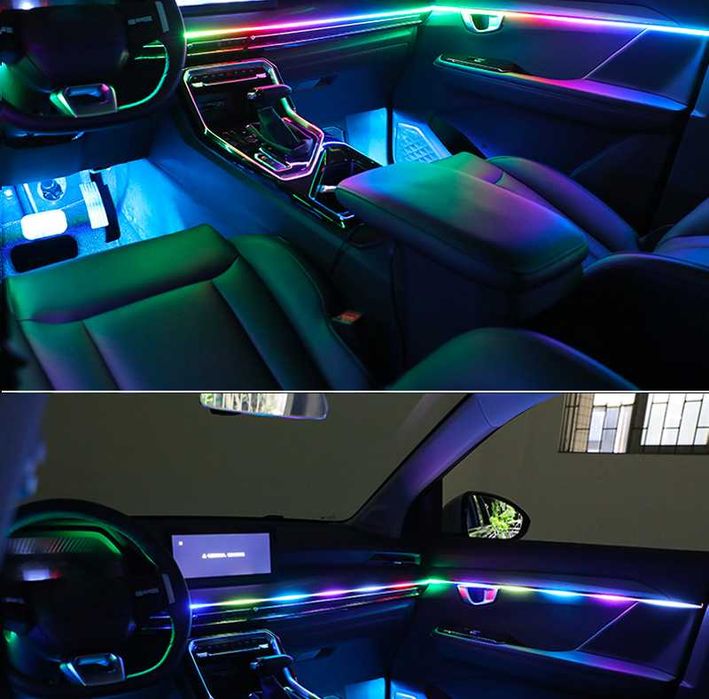 PREMIUM Lumini ambientale interior auto RGB Symphony 2023 LED Dinamice