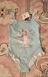Costum de baie fetițe Frozen/Elsa 7-8 ani nou cu etichetă