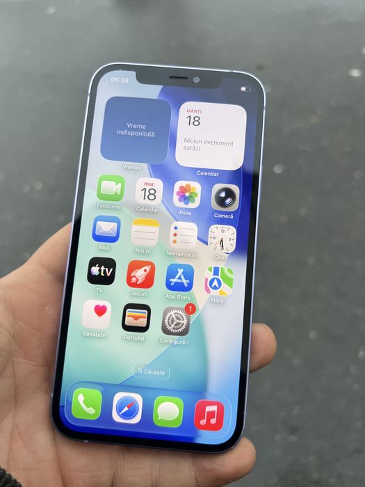 iPhone 12 Purple 128GB 100% Baterie 11 13 14 15 16 Pro Max Samsung S A