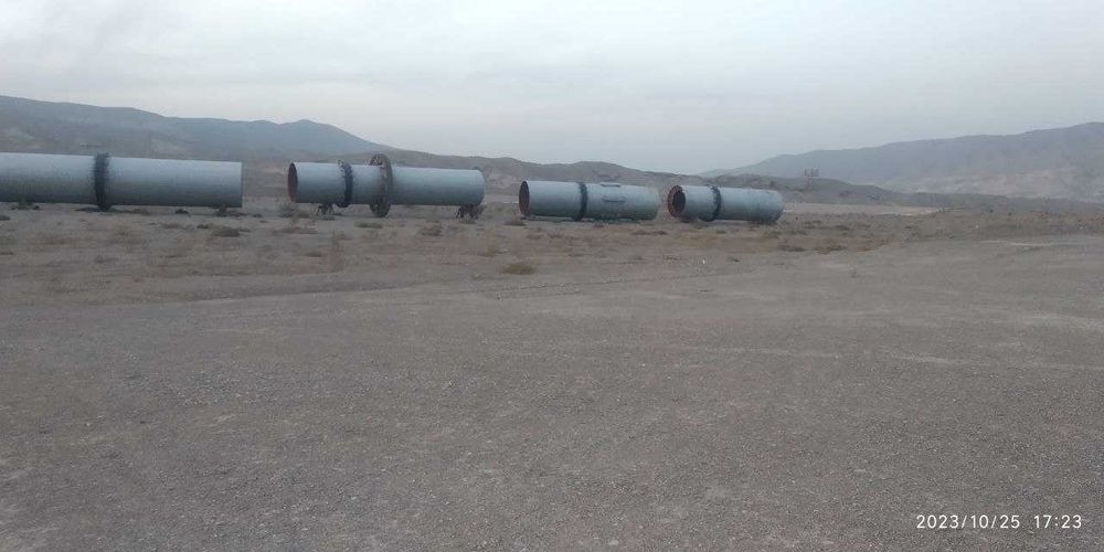 Печ, Охладитель диаметр 2,5м, узунлиги 20 метр, қалинлиги 22 мм