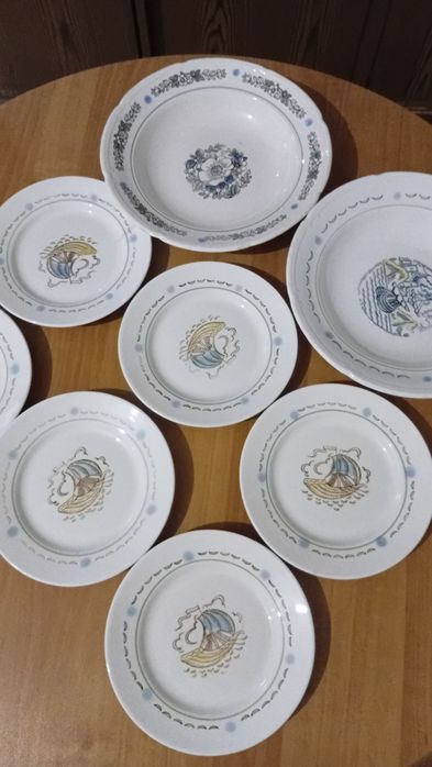 Винтажные тарелки СССР ЗиК Конаково