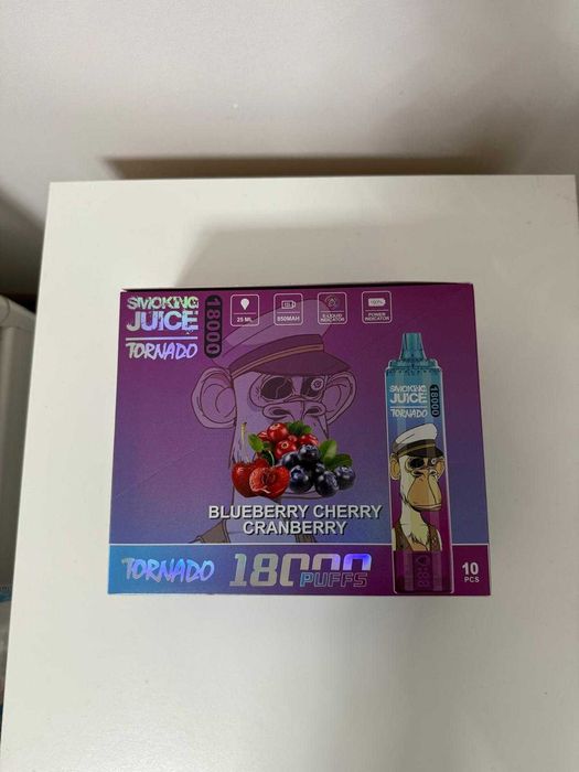 Vape narghilea Smoking Juice Tornado, 18000 puf