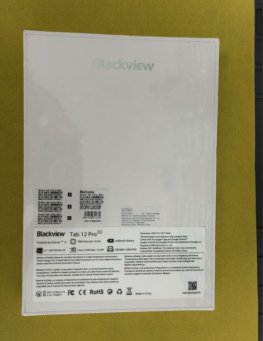 Blackview Tab 12 Pro 4G 128/8 Blue