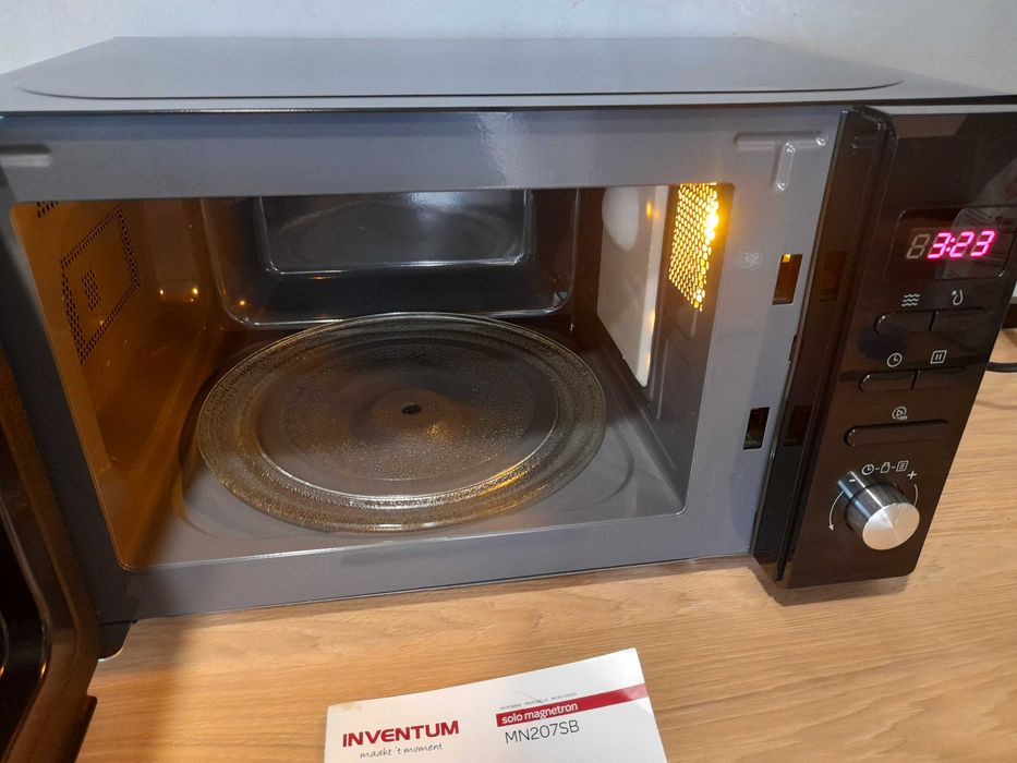 Микровълнова Фурна Печка Черна инвентум inventum