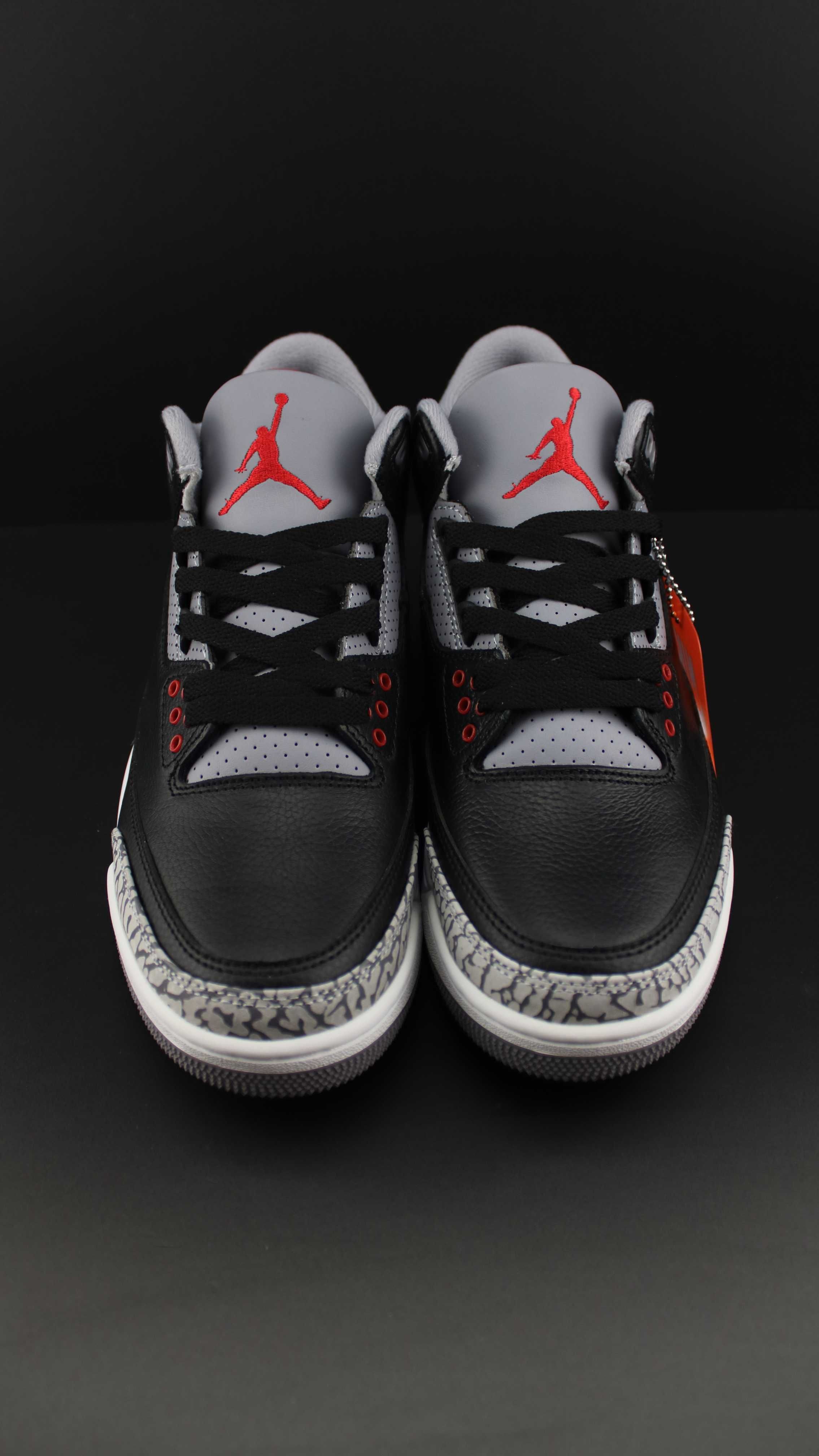 Air Jordan 3 Retro Black Cement + CADOU