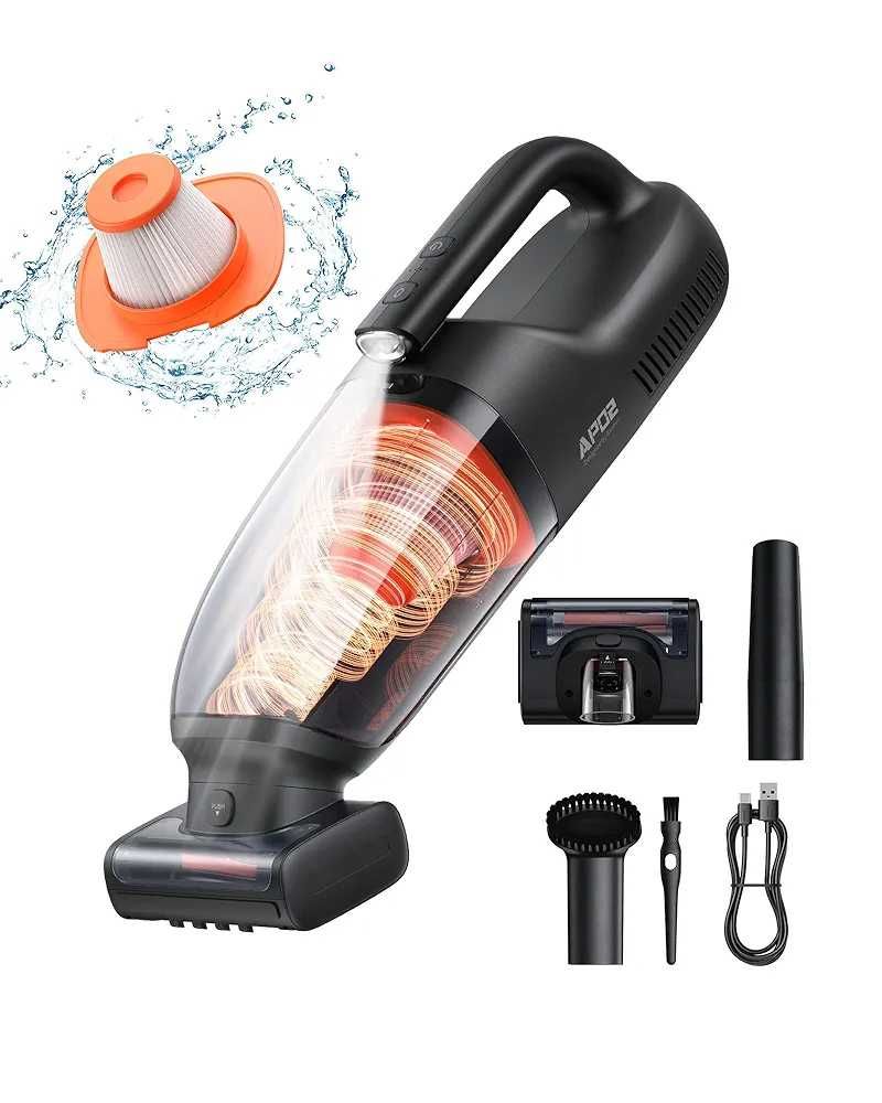 НОВА прахосмукачка Baseus AP02, безжична, 160 W, фенерче, 10000mAh...