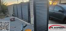 Porti metalice si gard tip jaluzea dublu vopsit - 0.60 mm grosime otel