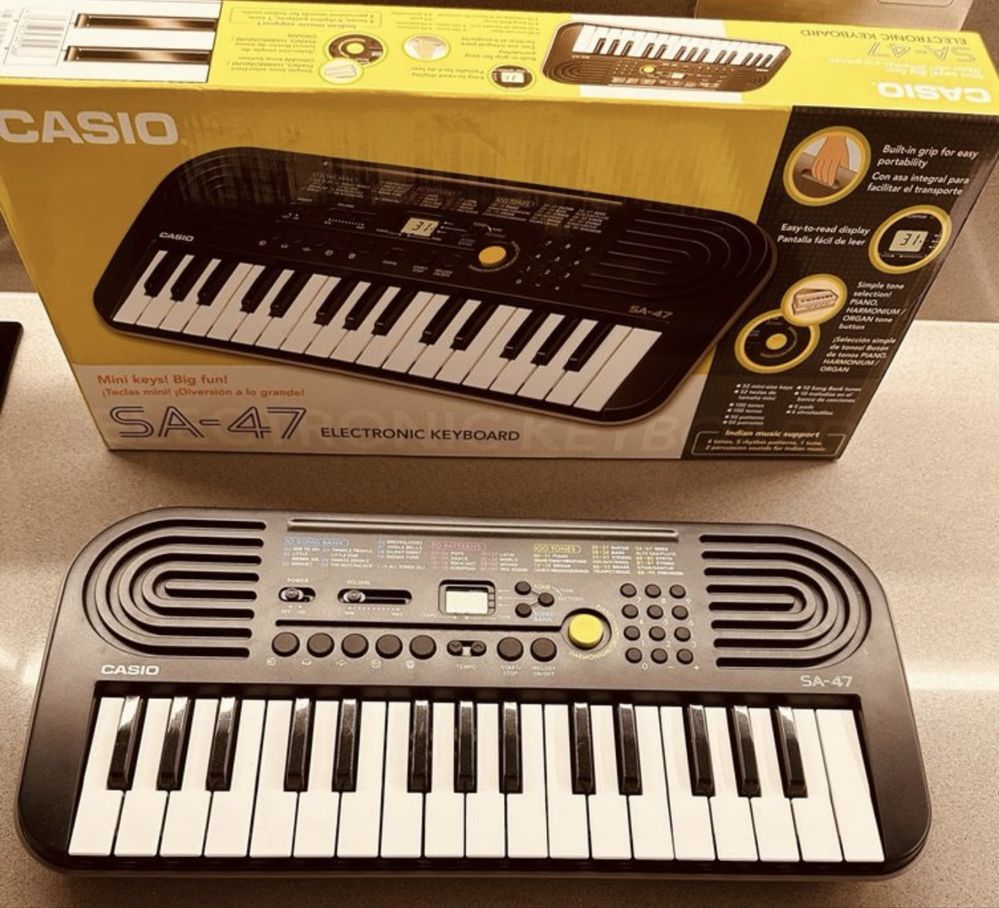Orga Electronica pt Copii CASIO SA-47 (Pret Emag 537lei)