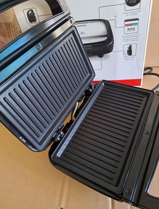Sandwich-maker Tefal Croc Time SM193D34, 700 W, maner izolat termic