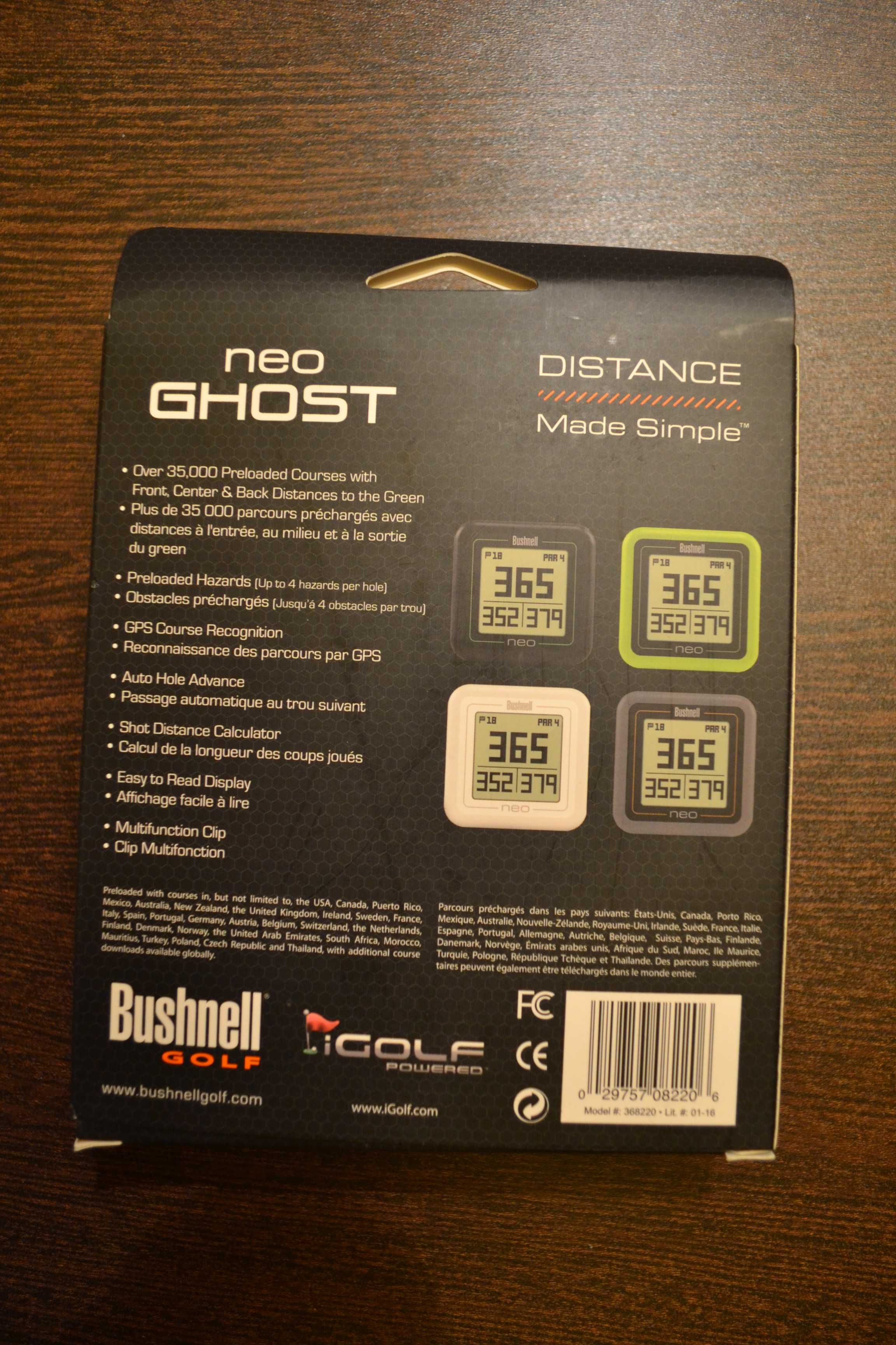NOU Bushnell Golf Neo Ghost GPS