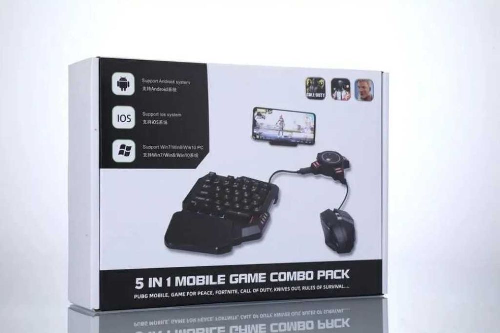 Геймърска мишка и клавиатура за телефон, смартфон, таблет