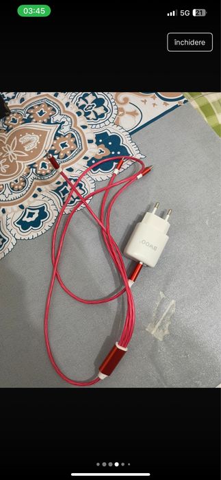 Incatcator nou Iphone plus alte 2 mufe. Cu led uri