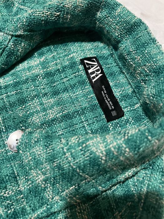 Яке Zara XS размер, зелен цвят