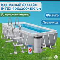 INTEX бассейн каркасный BASEYN стойка бассейн  400×200 stoyka basseyn