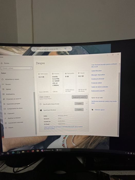 Vand Schimb Pc Gaming Asus Prime h510M-K i5 2.90 GHZ